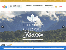 Tablet Screenshot of naturaforce.com